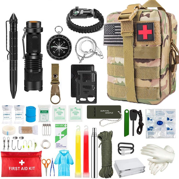 Outdoor Camping Camping Multi-Functional Tools Wilderness Survival Camping Style Equipment Travel Supplies Set - Image 1