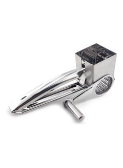 Loquat Stainless Steel Manual Rotary Cheese Grater And Shredding Grinder For Restaurant Kitchen Gadget Silver 20*9*12cm  - Image 1