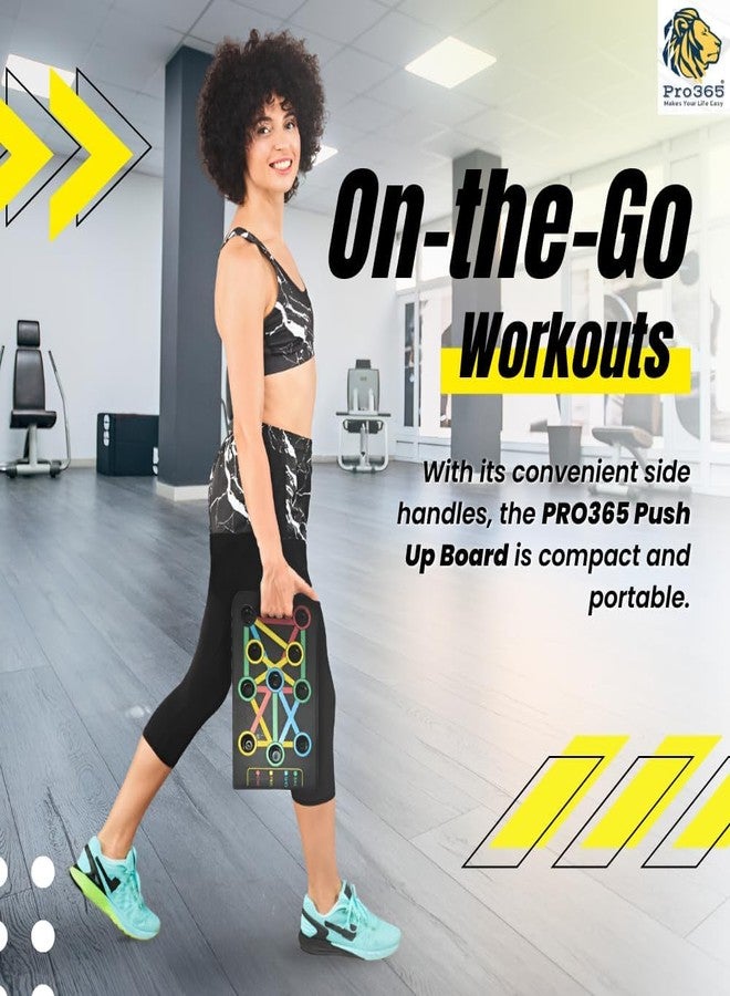 PRO365 Premium Push Up Board | Multiple Angular Positions| Pushup Stand | Anti Slip Accessories Included | Pushup Bars | Home gym equipment | Pushup Board | 6 Month Brand Warranty from PRO365 | - Image 3