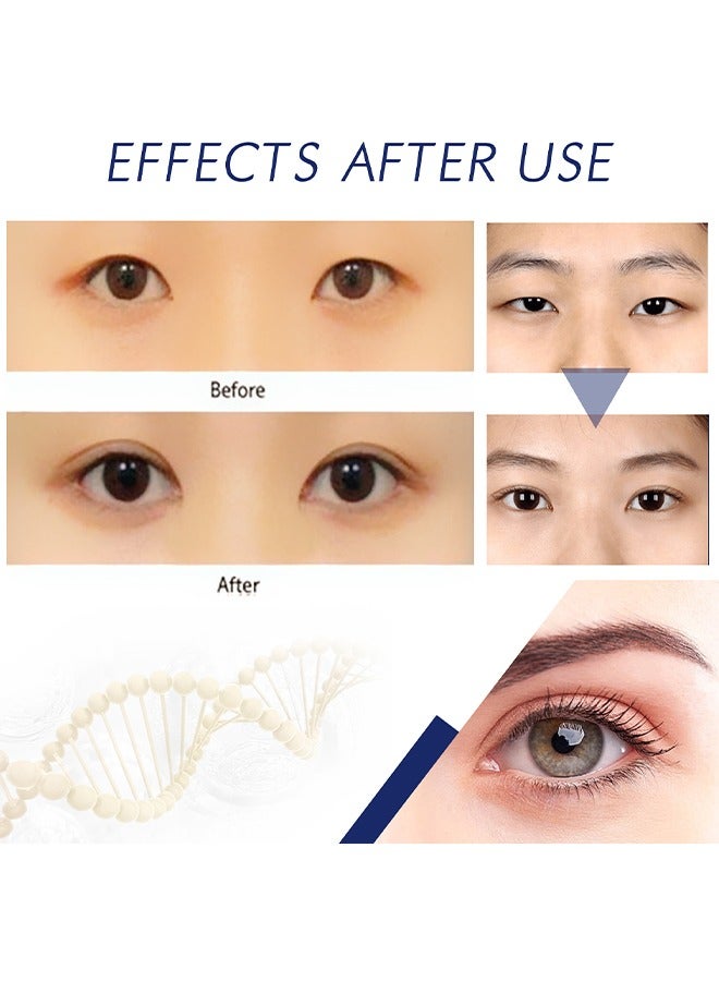 EELHOE Double Eyelid Setting Cream, Waterproof Double-fold Eyelids Cream  Long Lasting Invisible 5ml - Image 4