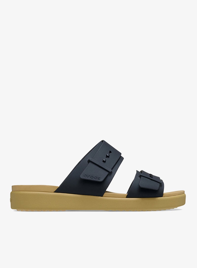 crocs Brooklyn Buckle Slip On Sandals - Image 1