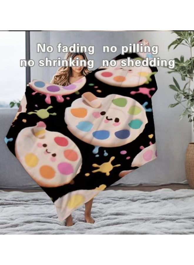 general Baby and children's cartoon flannel thin blanket (warm and comfortable, suitable for sleep, game use) 70cm*100cm - Image 3