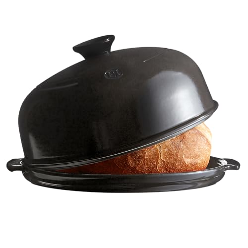 Emile Henry Bread Cloche | Charcoal - Image 1