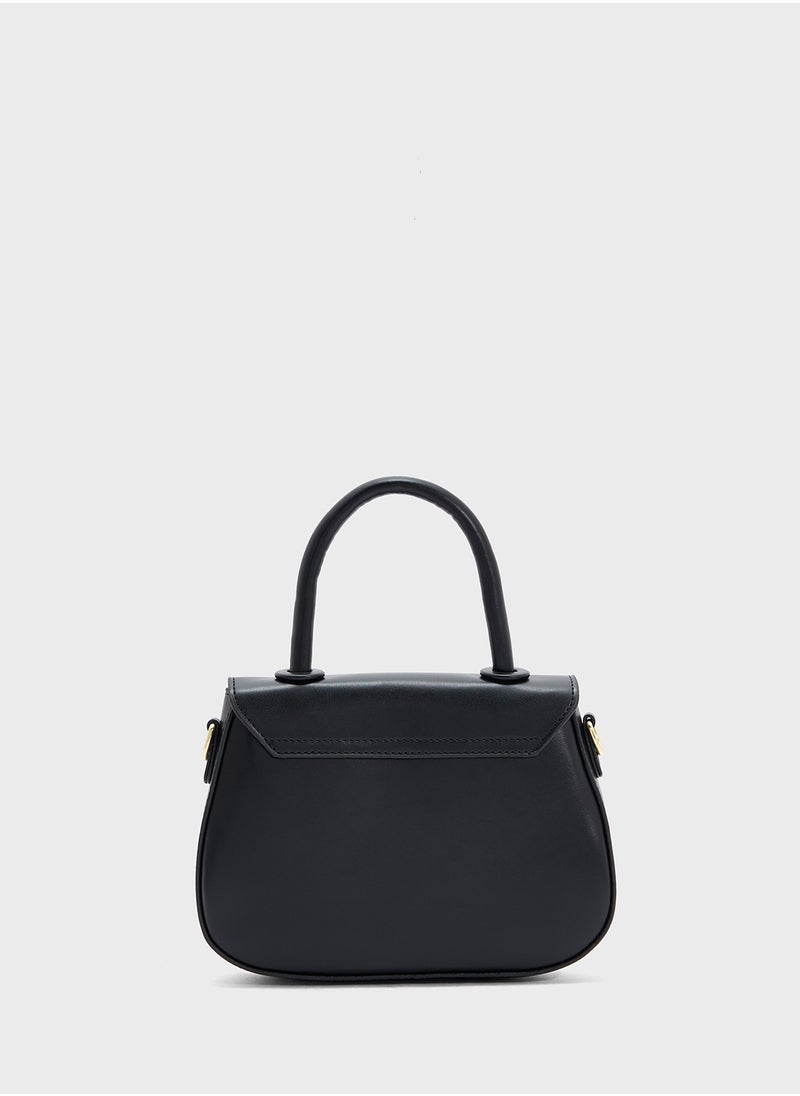 Ginger - Heart Closure Satchel Bag - Image 1