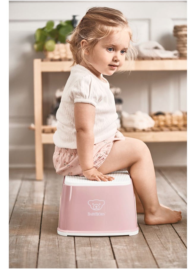 BABYBJORN Step Stool - Powder Pink/White  - Image 2