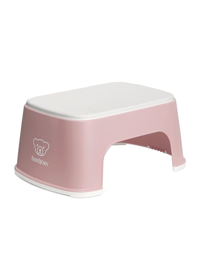 BABYBJORN Step Stool - Powder Pink/White  - Image 1