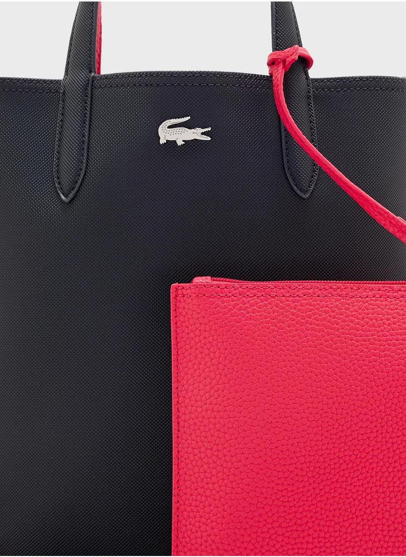 LACOSTE Essentials Top Handle Zip Over Tote