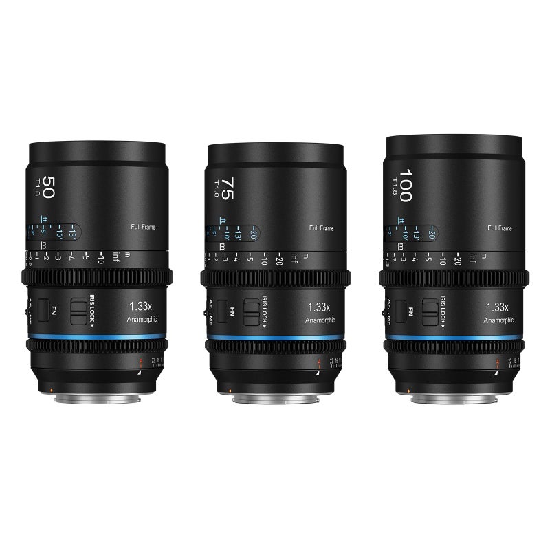 SIRUI Astra 133X Auto Focus Full Frame Anamorphic Cine Lens for E Mount Cameras FX Series A7R Series A9 Series 5075100mm Lens Kit Blue Flare - Image 2