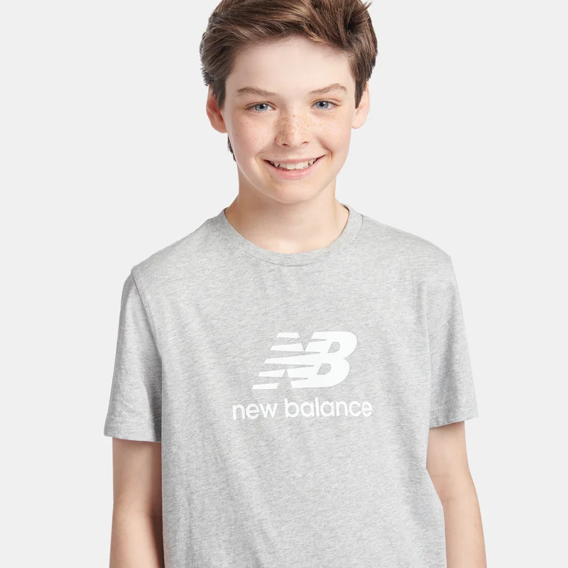 New Balance Kids' Jersey Stacked Logo T-Shirt