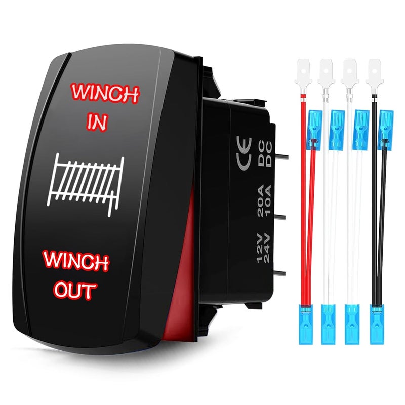 Xislet Winch Rocker Switch for UTV ATV - Image 1