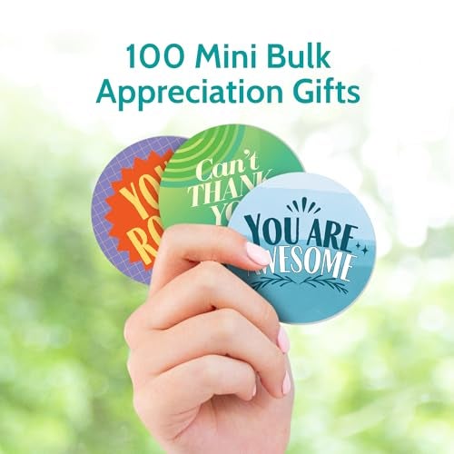 T MARIE 100 Mini Bulk Appreciation Gifts - 2.25” Token of Appreciation Chips for Employee Appreciation Week, Staff, Nurses, Teachers, Students and More - Share Kindness, Recognition and Motivation - Image 3