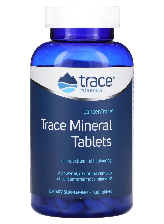 Trace Minerals ConcenTrace Trace Mineral Tablets 300 Tablets