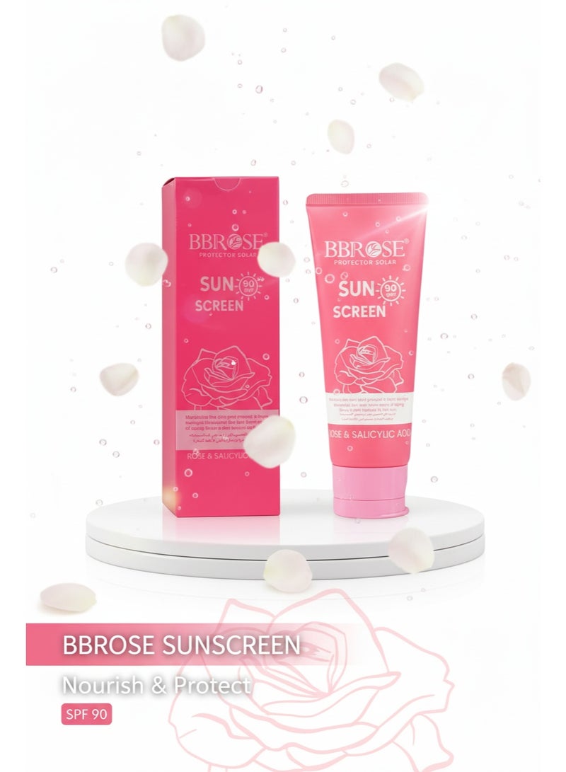 BBROSE Sunscreen SPF 90 – Rose & Salicylic Acid - Image 3