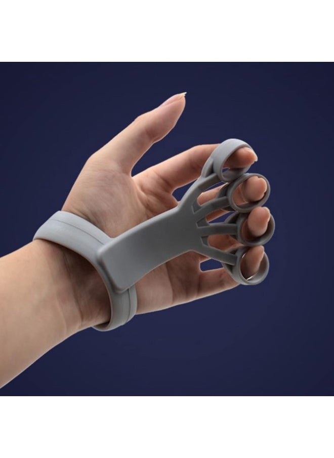 silvercnc Finger Stretcher Resistance Bands Extensor Exercise Gripper, Hand Finger Grip Strengthener for Forearm Guitar Finger Exercise Loop Band  - Image 3