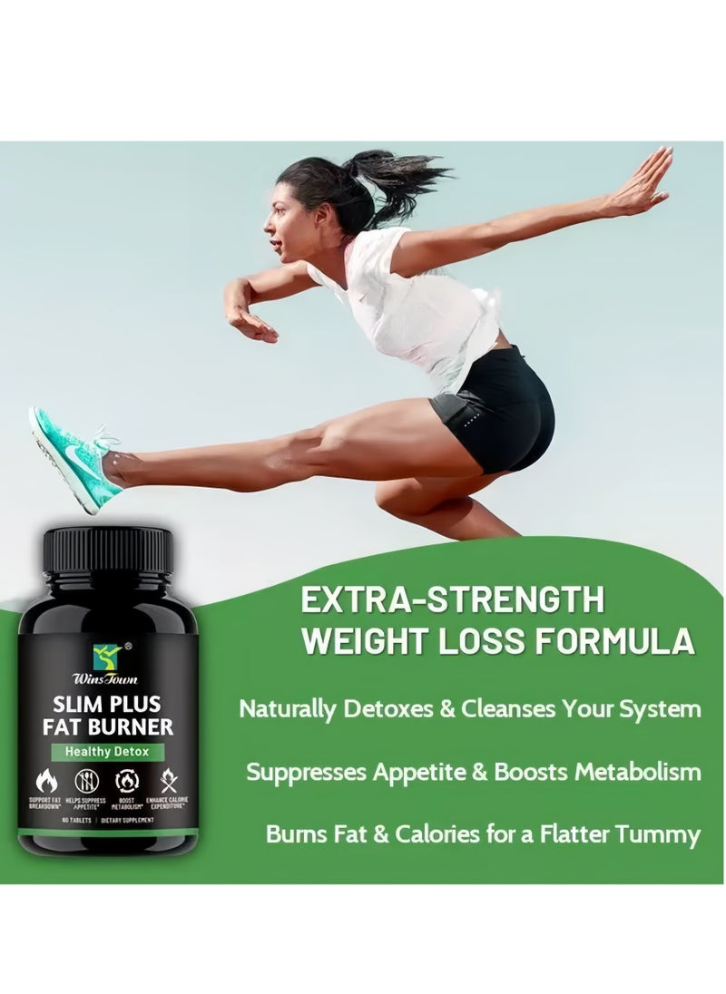 Physical Slim Plus Fat Burner Healthy Detox Dietary Supplement 60 Tablets
