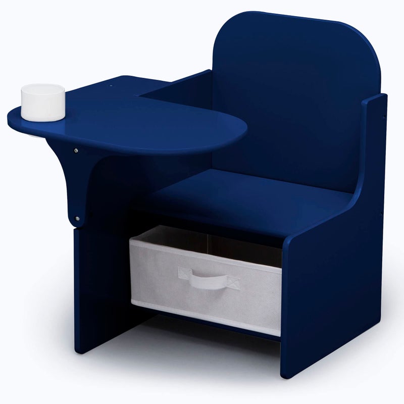 Delta Children MySize Chair Desk with Storage Bin Greenguard Gold Certified Navy