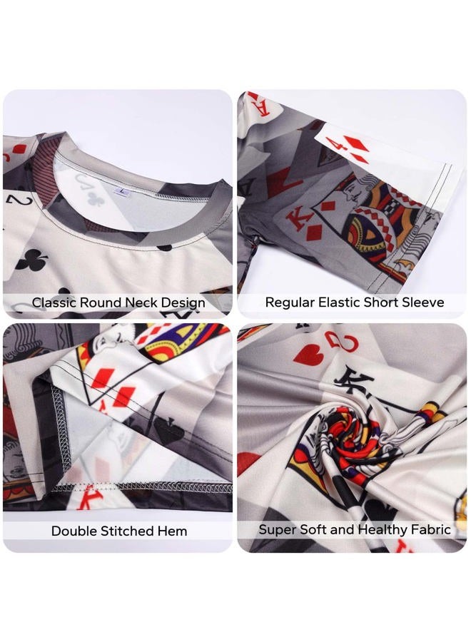 KYKU Men's Print Graphic T Shirt Short Sleeve Summer T-Shirt Novelty Casual Tee, 3d T Shirt, 3XL - Image 1