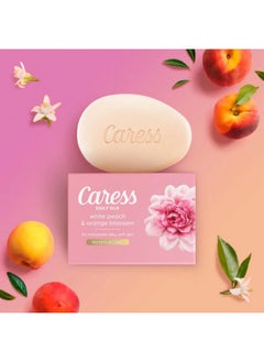 Caress Caress Beauty Bar Soap For Noticeably Silky Soft Skin Daily Silk Extract and Floral Oil Essence 3.15 oz 3 Bars  - Image 5
