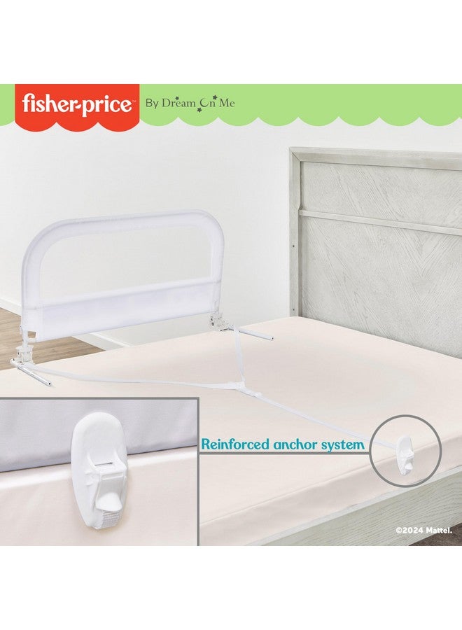 Dream On Me Fisher-Price Little Naps Bed Rail for Todlders in White, Suitable for All Types of Beds, No Tool Assembly for Toddler Bed Rail - Image 5
