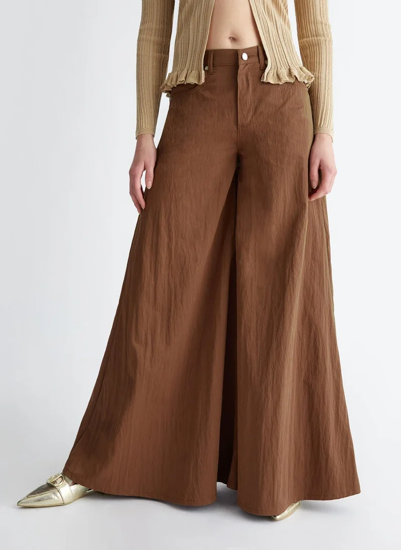 Liu Jo Nylon flare trousers