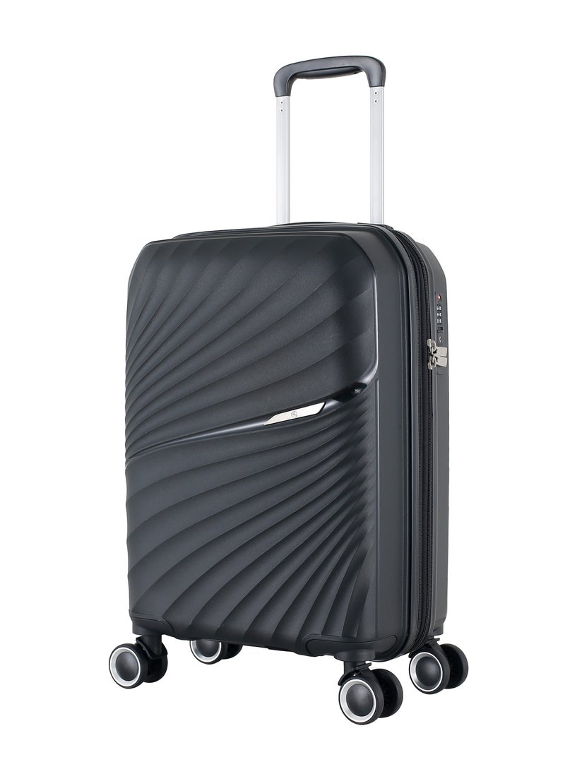 H.T H.T Luggage Bag, Hard Case Polypropylene (PP) Material, 8x360 Degree Rotation Spinner Wheels, Matching Color Suitcases, Expandable Trolley Bag, Telescopic Handle, TSA Lock, SKU 13504  - Image 1