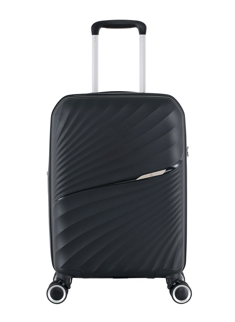 H.T H.T Luggage Bag, Hard Case Polypropylene (PP) Material, 8x360 Degree Rotation Spinner Wheels, Matching Color Suitcases, Expandable Trolley Bag, Telescopic Handle, TSA Lock, SKU 13504  - Image 2
