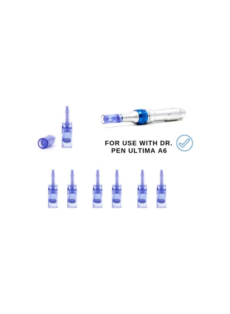 دكتور بن عبوة خراطيش ديرما ألتيما A6 قابلة للاستبدال المزوّدة بـ 36 دبوسًا مكونة من 25 قطعة أزرق 8سم - Image 2