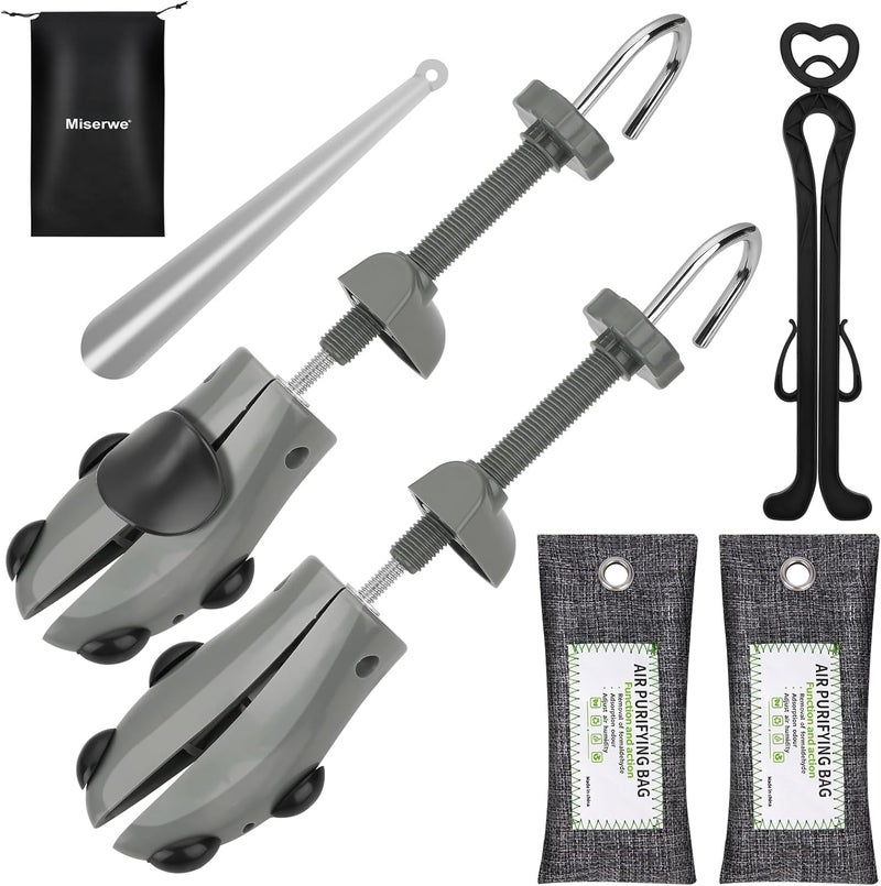 Miserwe Shoe Stretcher with Carrying Bag Professional Adjustable Shoe Stretcher for Men and Women - Image 1