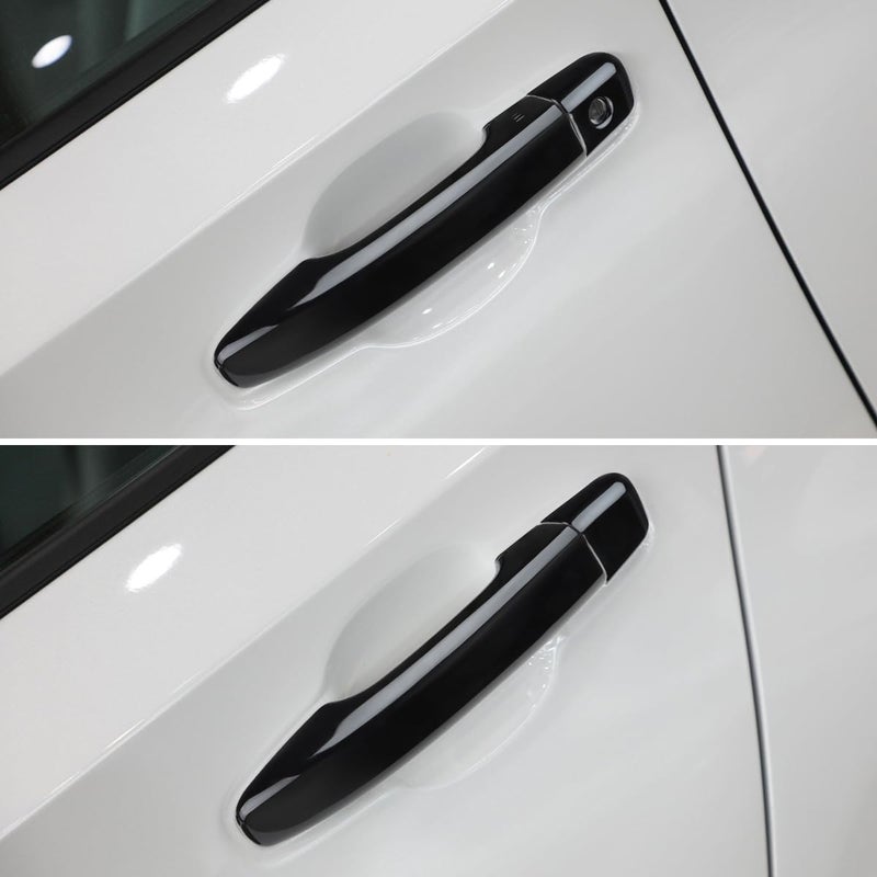 DLOVEG Car Door Handle Cover Compatible for 2018 2019 2020 2021 2022 Honda Accord Accessories Door Handle Protector Glossy Black (Without Keyless Entry Holes) - Image 3
