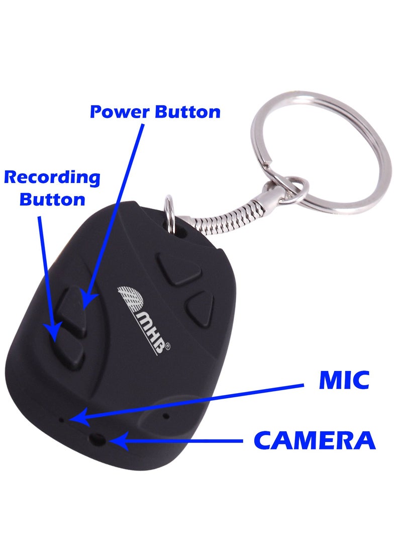 m mhb m mhb New Spy Keychain Camera AudioVideo Recording Series 1 Indoor Outdoor use HD Sound Quality 32GB Memory Supportable with inbuilt Rechargeable Battery  - Image 4