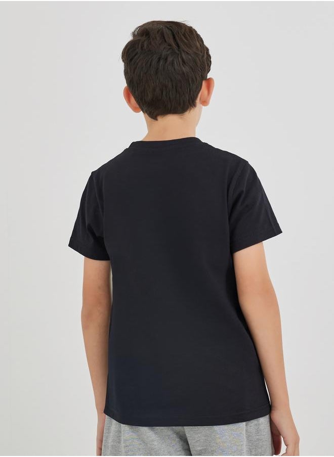 Styli Styli Graphic Print Round Neck T-Shirt  - Image 4