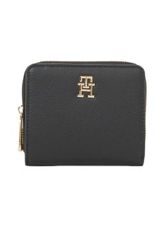 TOMMY HILFIGER Women's Logotape Zip Around Wallet - Polyester Blend, Black  - Image 1