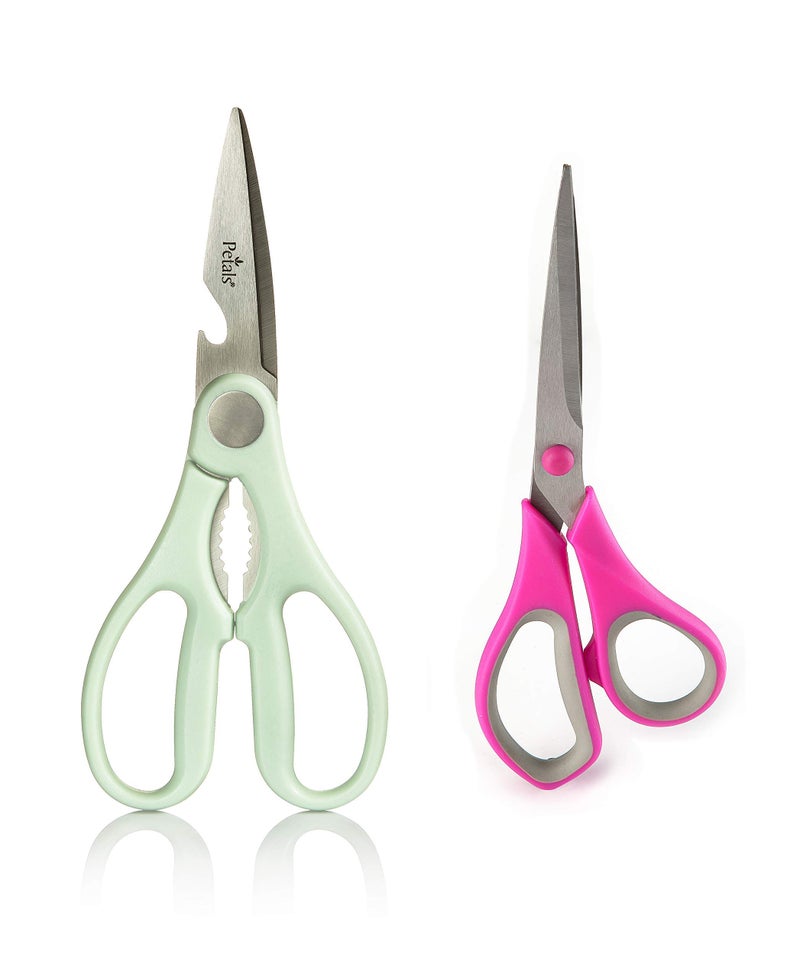 Petals Multipurpose Kitchen and Household Scissor/Scissors Pack of 2 - Image 5