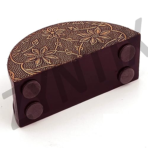 Zyntix Tissue Paper Holder for Dinner Table Elegant Brass Sheet Half Round Design, Dining Table Accessories for Home and Office Decor, Durable and Stylish Tissue Organizer for Modern Living - Image 5