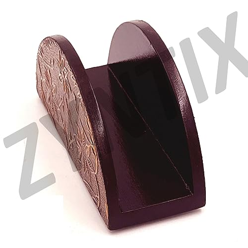 Zyntix Tissue Paper Holder for Dinner Table Elegant Brass Sheet Half Round Design, Dining Table Accessories for Home and Office Decor, Durable and Stylish Tissue Organizer for Modern Living - Image 3