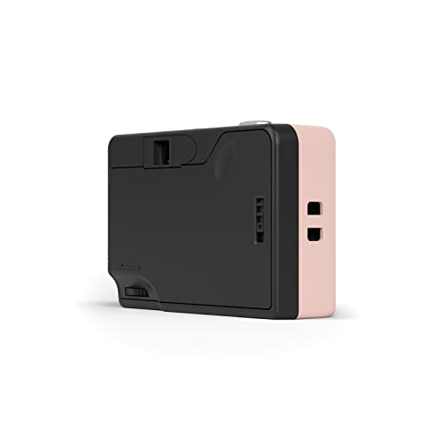RETO Ultra Wide and Slim 35mm Reusable Daylight Film Camera - 22mm Wide Lens, Focus Free, Light Weight, Easy to Use (Pastel Pink) - Image 3