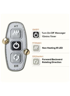 BLOOMING TIME Electric Kneading Body Massager With Heat Health Care,Back Neck Shoulder Massager  - Image 4