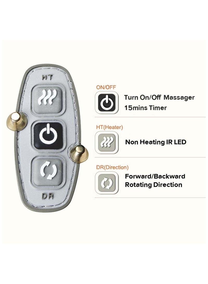 BLOOMING TIME Electric Kneading Body Massager With Heat Health Care,Back Neck Shoulder Massager - Image 4