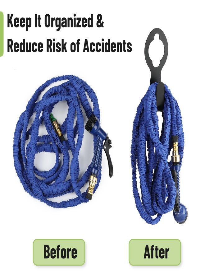 UNCO- Garden Hose Holder, Metal, Fit 50’ of 5/8” Hose, Garden Hose Hanger, Water Hose Holder, Water Hose Holders for Outside, Portable Hose Holder, Hanging Hose Holder, Garden Hose Carrier - Image 5