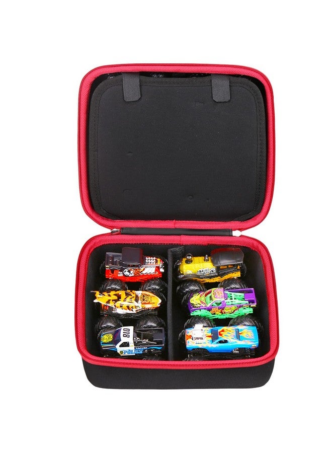 FBLFOBELI Travel Hard Carrying Case Compatible With Hot Wheels Monster Trucks Set Of 12 1:64 Scale Diecast Toy Trucks Portable Storage Bag (Case Only) - Image 2