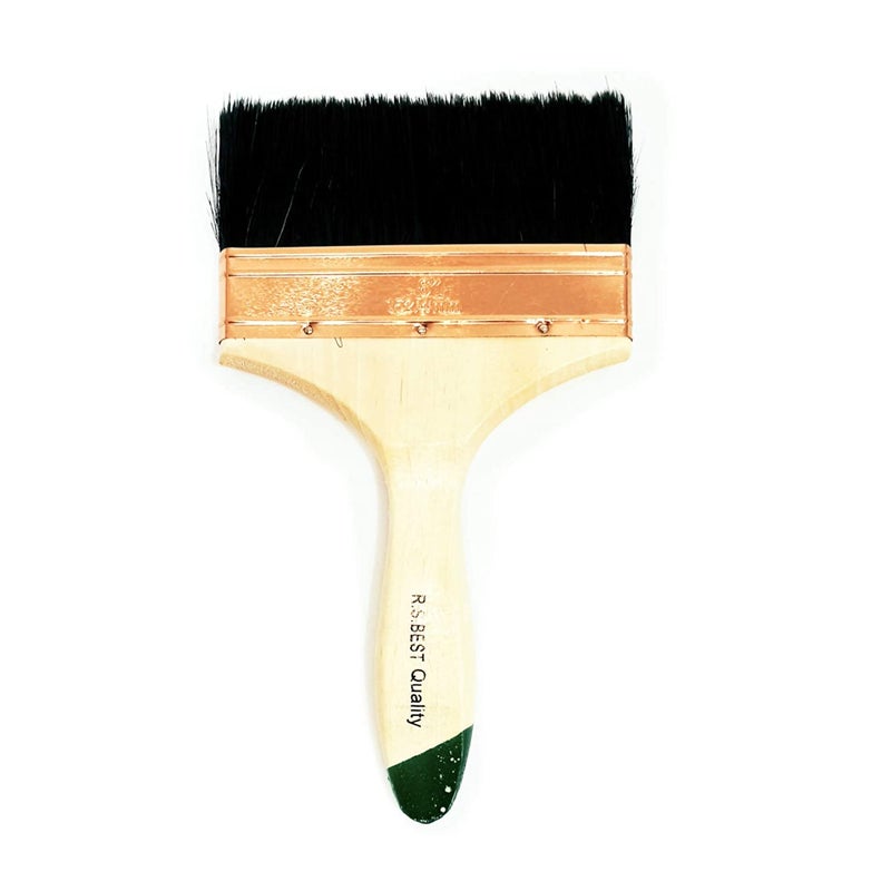 Mehta Hardwares Copper Bound Bristle Blend Art Wall Plasterers Water Splash Oil Paint Brush 1  - Image 2