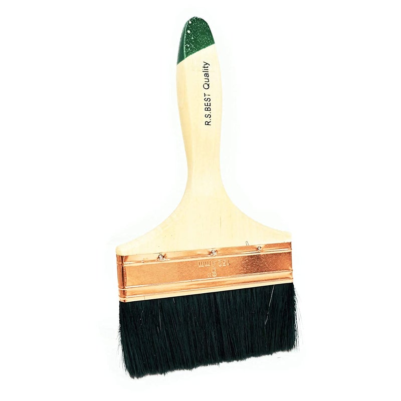 Mehta Hardwares Copper Bound Bristle Blend Art Wall Plasterers Water Splash Oil Paint Brush 1  - Image 1