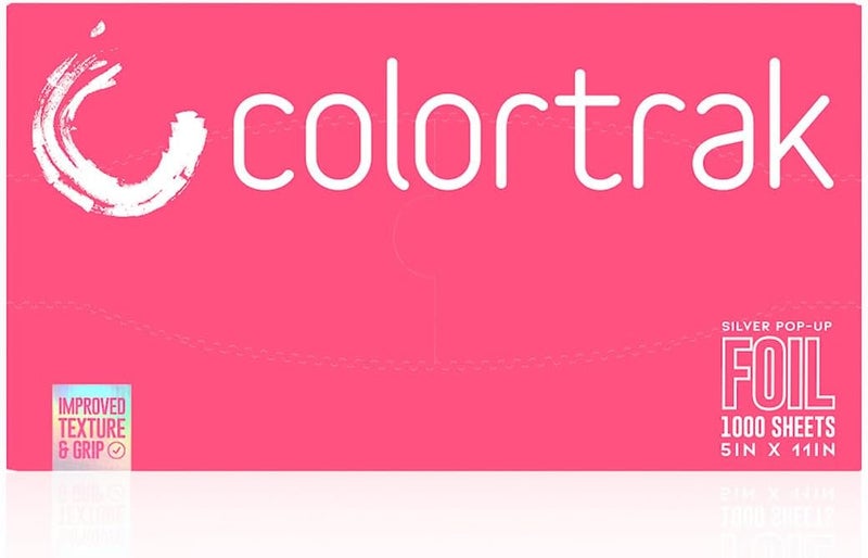 Colortrak Silver Aluminum Foil Pop-up Dispenser with 1000 Pre-cut Non-slip Textured Sheets for Hair Coloring - Image 5