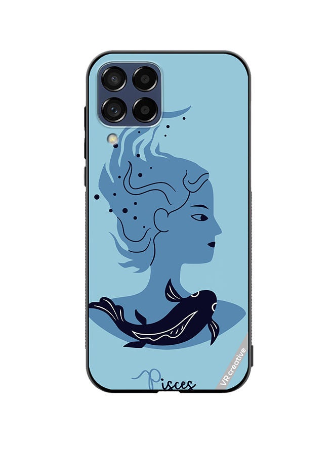 VR CREATIVE Protective Case Cover For Samsung Galaxy M33 Pisces Zodiac Sign 2 Design Multicolour - Image 1