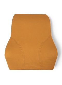 NOVIMED NOVIMED Orthopedic Memory Foam Lumbar Support Pillow - For Lower Back Support for Car & Back Pain - Ideal for Car Seat, Office & Gaming Chair, Wheelchair Cushions (Brown)  - Image 1