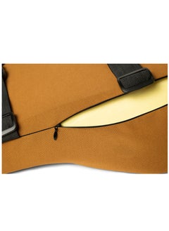 NOVIMED NOVIMED Orthopedic Memory Foam Lumbar Support Pillow - For Lower Back Support for Car & Back Pain - Ideal for Car Seat, Office & Gaming Chair, Wheelchair Cushions (Brown)  - Image 3