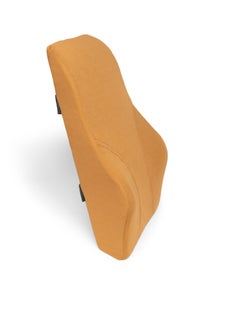 NOVIMED NOVIMED Orthopedic Memory Foam Lumbar Support Pillow - For Lower Back Support for Car & Back Pain - Ideal for Car Seat, Office & Gaming Chair, Wheelchair Cushions (Brown)  - Image 2