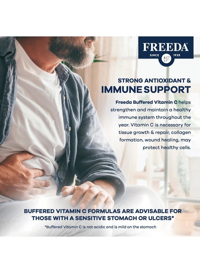 Freeda Buffered Vitamin C 500 Mg - 100 Veg Caps - Image 5