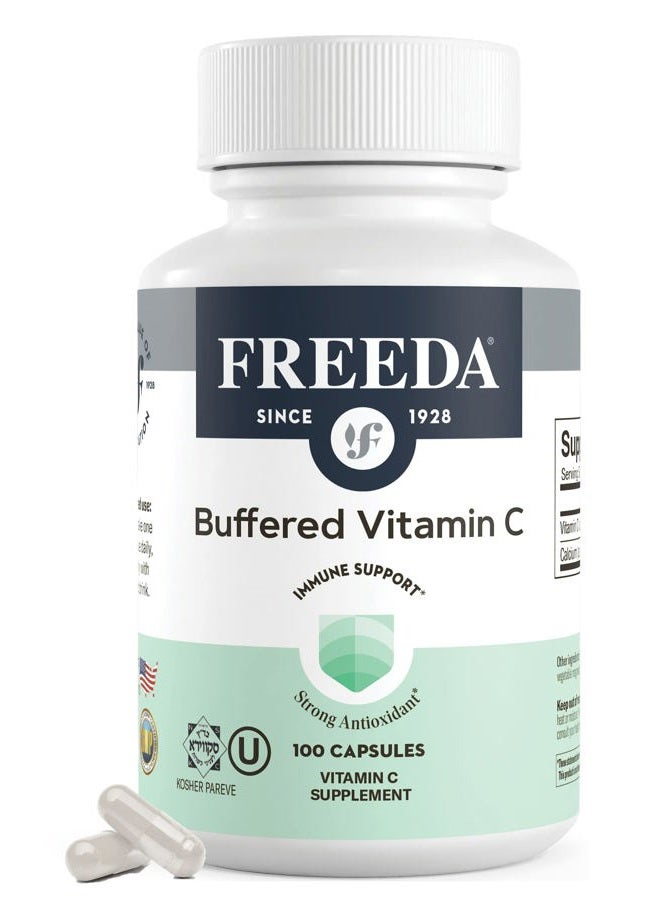 Freeda Buffered Vitamin C 500 Mg - 100 Veg Caps - Image 1