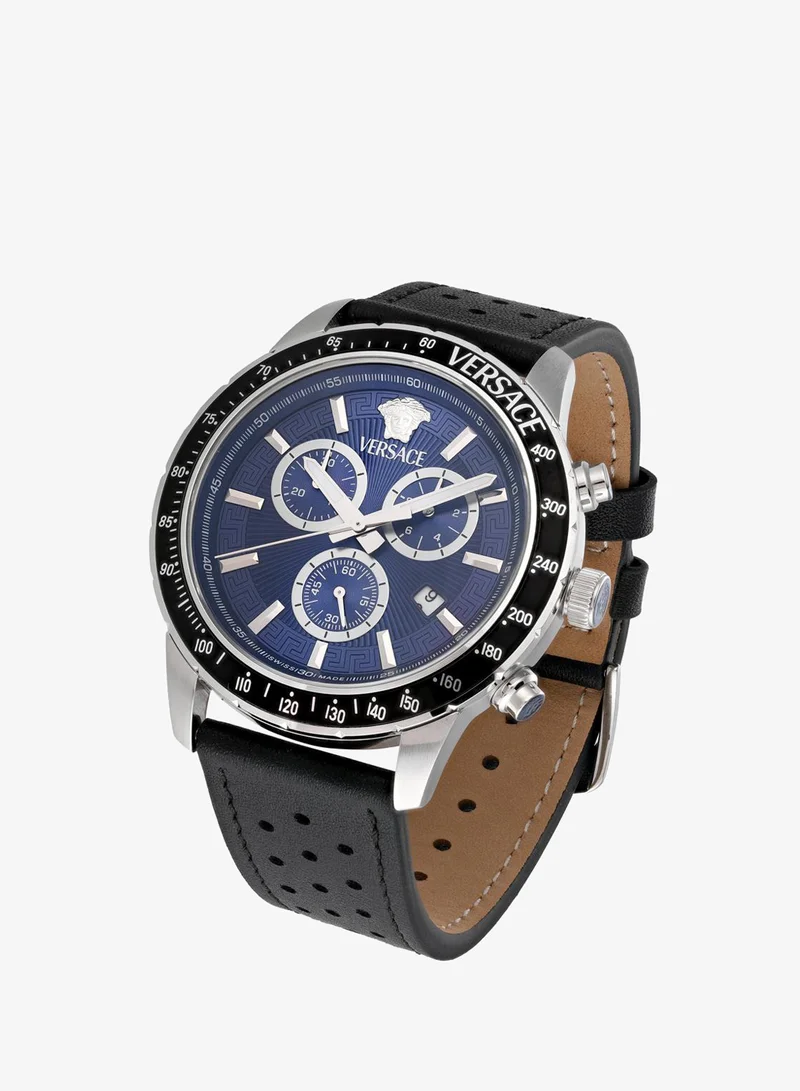 فيرزاتشي Sport Chrono Quartz Blue Dial Watch